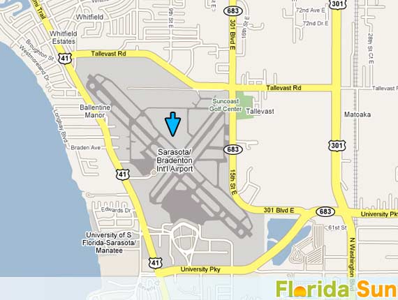 Florida Airport Map